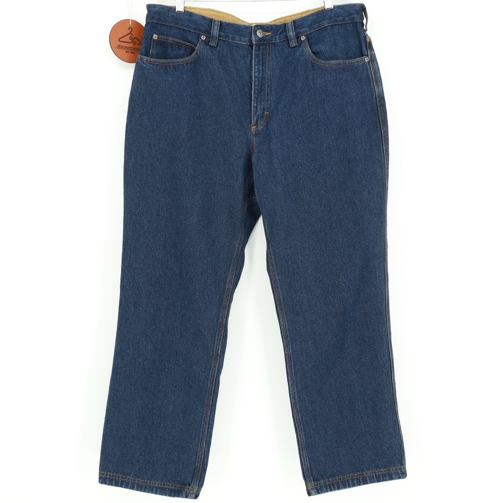 Duluth Trading Co Men's Ballroom Relaxed Fit Jeans Size 38x30 Blue 86069 NWT